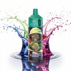 JNR Alien 10000 Áfonya Savanyú Málna 850mAh 1.2 Ohm Mesh