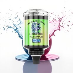 JNR Mega Shisha Hookah 100K Két Alma 2200mAh 60ml Nikotin
