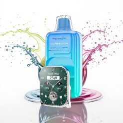 JNR VapeWatch 30000 Savanyú Alma Jég Dual Mesh Coil 5% nikotin 1000mAh