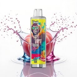 Uwin Crystal 10000 Puffs Barackbogyó RGB fény 5% nikotin 650mAh