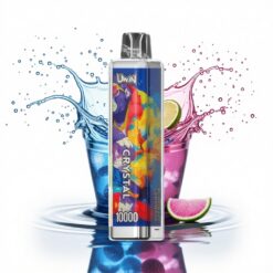 Uwin Crystal 10000 Puffs Kék Málna Limonádé RGB 5% nikotin 650mAh