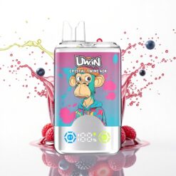 Uwin Crystal Twins 40000 Puffs Dinnye Jegyes Vegyesbogyós Kettős Íz 850mAh