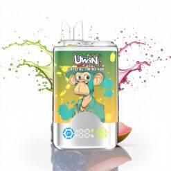 Uwin Crystal Twins 40000 Puffs Kivi Pácsit Guava Két Alma 850mAh 32ml 0.6 Ohm