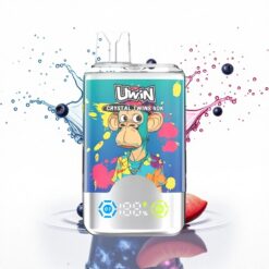 Uwin Crystal Twins 40000 Puffs Áfonya Jégen Nyári Őszibarack Jég két íz 850mAh