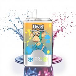 Uwin Crystal Twins 40000 Puffs Áfonya Málna Cseresznye Jég Kettős Íz 850mAh Mesh